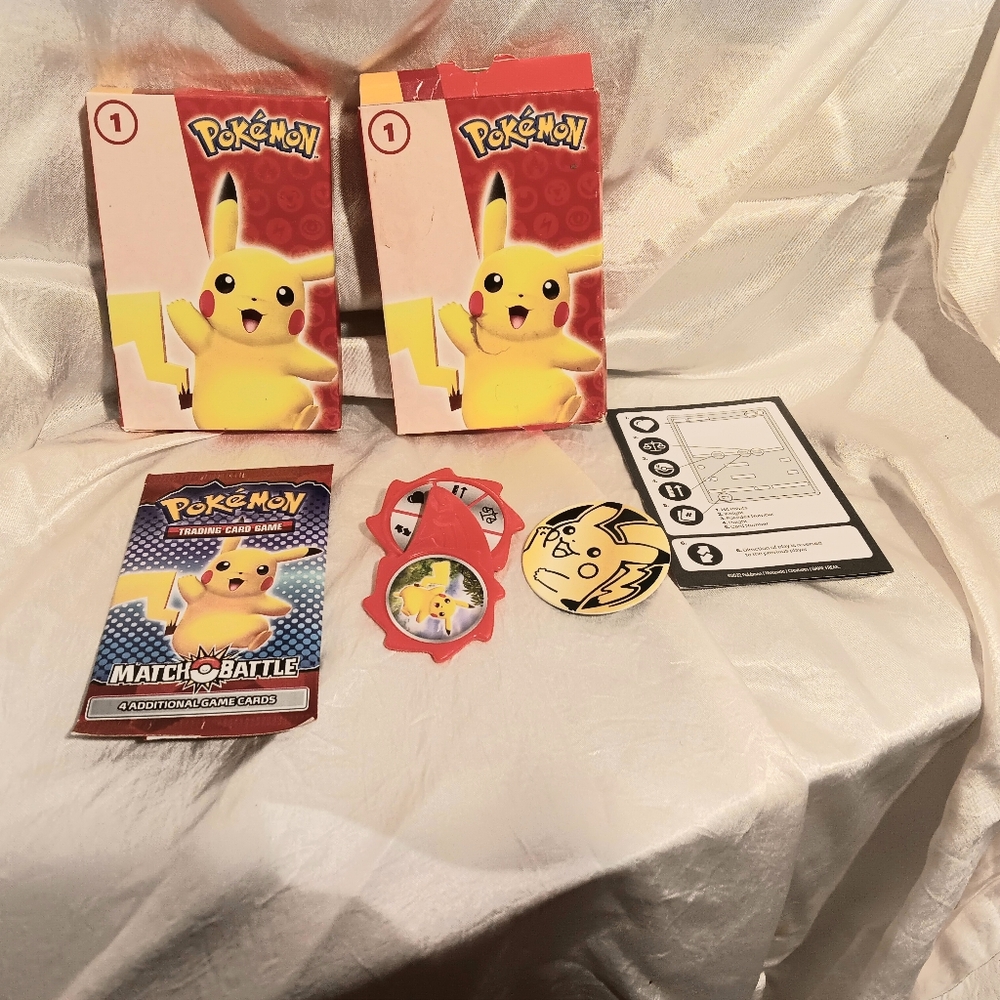 POKEMON McDonald’s Happy Meal Toy #1 Sealed NWT and one opened and complete.